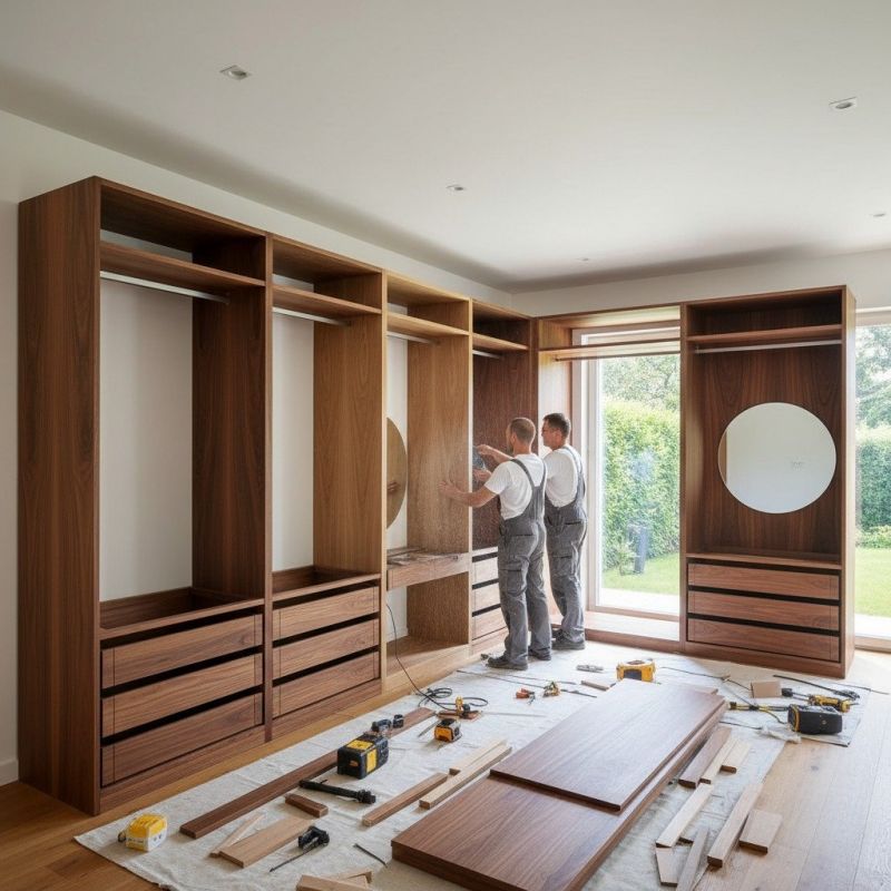 Built In Bookshelves Installation in Alexandria, VA