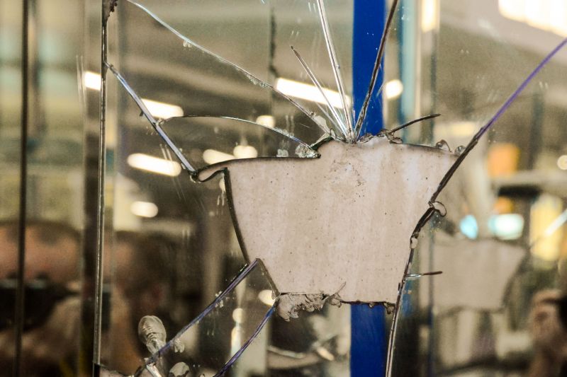 Cabinet Glass Repair